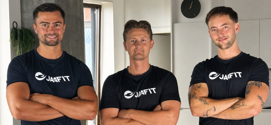 Andreas, Jakob, Andreas · fundadores de JAAFIT